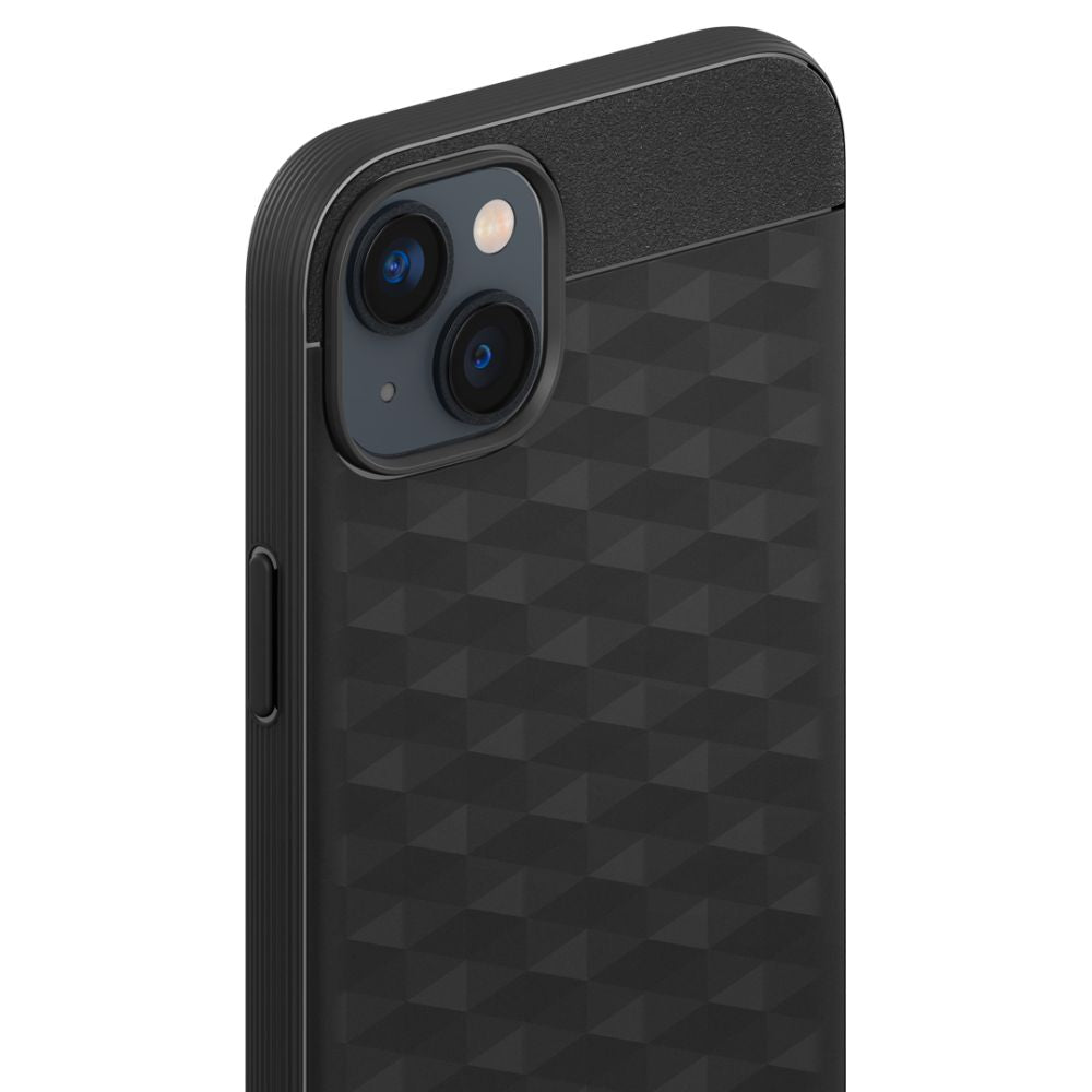Caseology Parallax MagSafe dėklas iPhone 14 Plus – matinis juodas