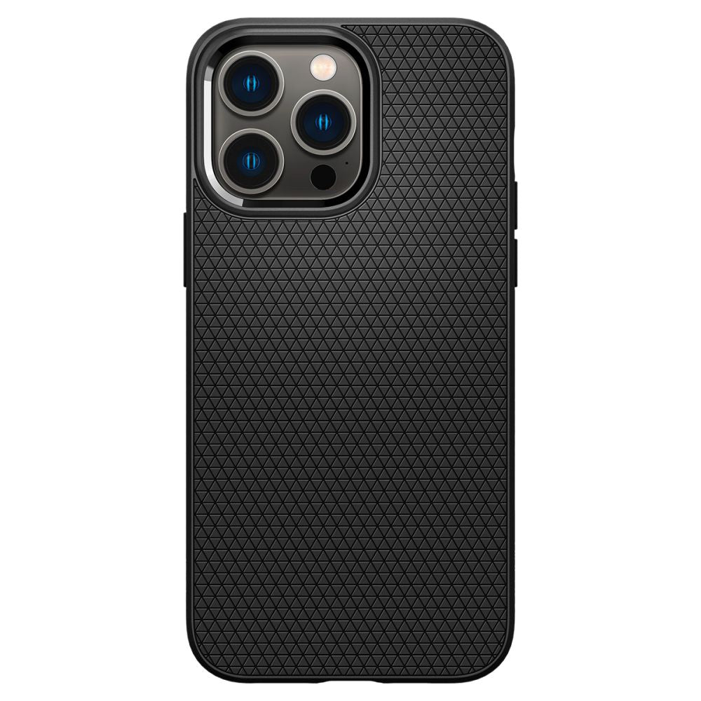 Spigen Liquid Air dėklas iPhone 14 Pro – matinis juodas