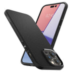 Spigen Liquid Air dėklas iPhone 14 Pro – matinis juodas