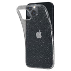 Spigen Liquid Crystal Glitter dėklas iPhone 14 Plus – skaidrus