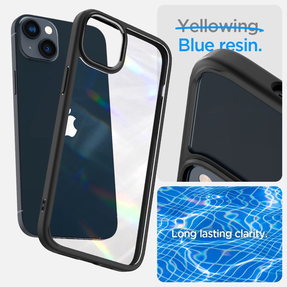 Spigen Ultra Hybrid dėklas iPhone 14 Plus – matinis juodas