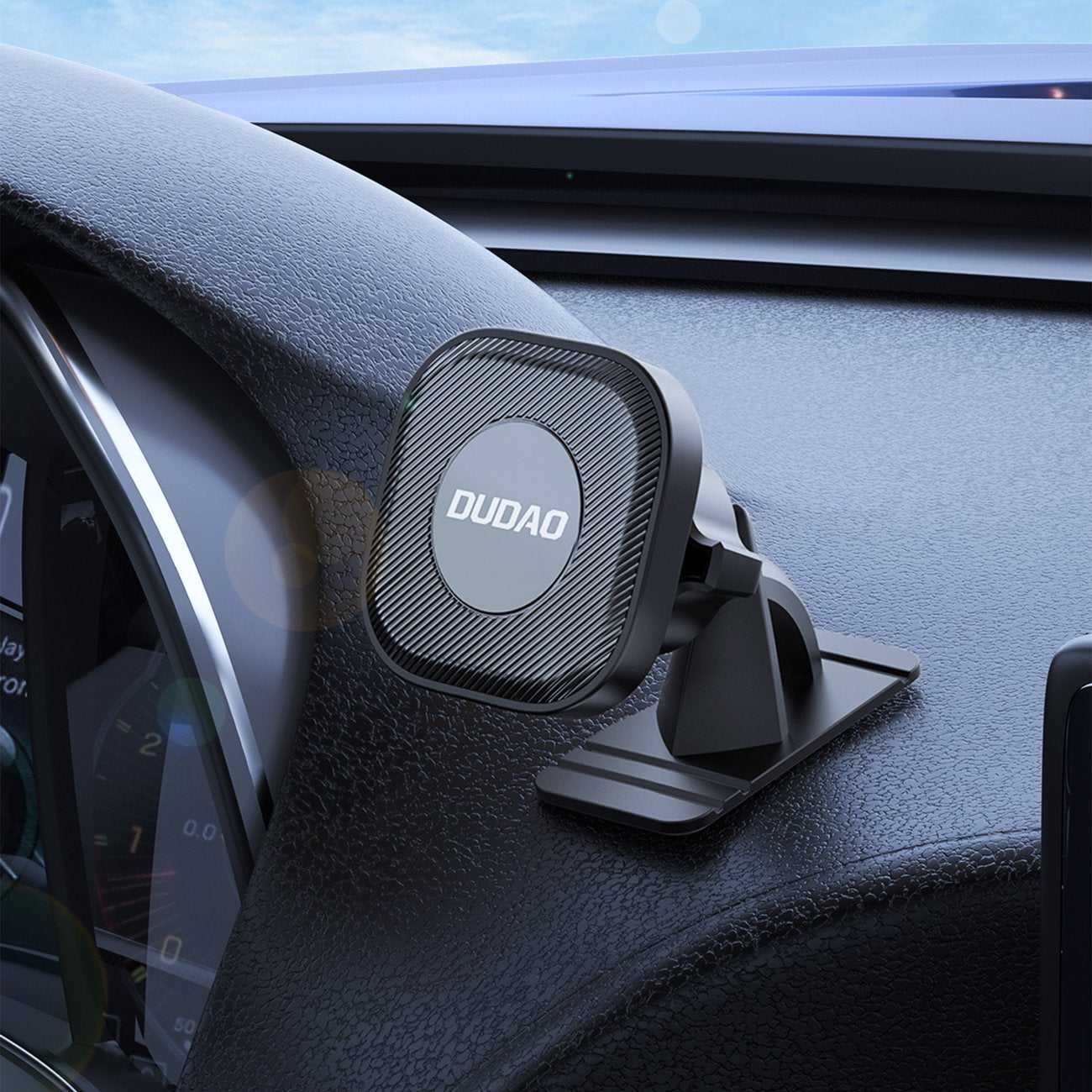Dudao magnetinis automobilinis išmaniojo telefono laikiklis juodas (F6C) -- Cell phone holders