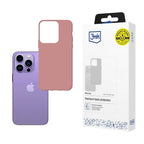 Dėklas iPhone 14 Pro Max iš 3mk Matt Case serijos - rožinė -- iPhone 14 Pro Max