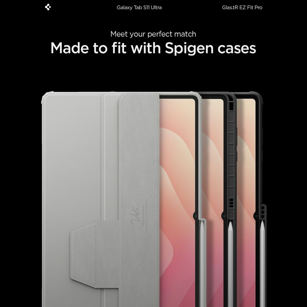 Apsauginis stiklas Spigen Glas.tR EZ Fit Pro Galaxy Tab S11 Ultra / S12 Ultra 14.6, skaidrus -- Galaxy Tab S11 Ultra,...