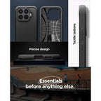 Dėklas Spigen Rugged Armor Xiaomi 17T, matinis juodas -- Xiaomi 17T