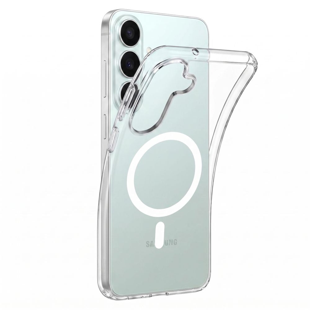 Dėklas Tech-Protect FlexAir Hybrid MagSafe Galaxy S26 FE, skaidrus -- Galaxy S26 FE