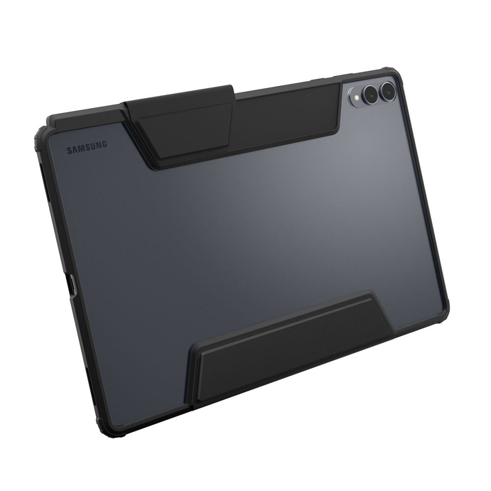 Dėklas Spigen Airskin Pro Galaxy Tab S11 Ultra / S12 Ultra 14.6, juodas -- Galaxy Tab S11 Ultra, Galaxy Tab S12 Ultra