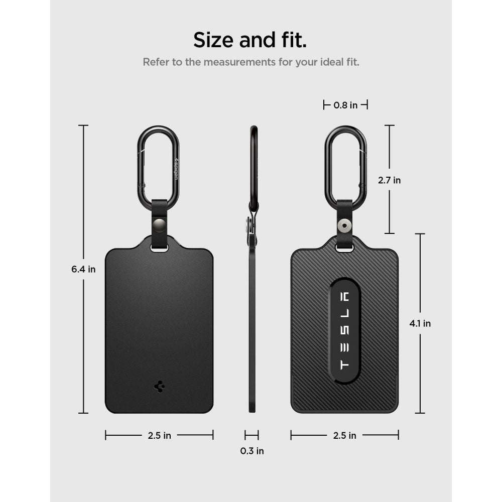 Dėklas Spigen TO243 Tesla Key Card Holder, juodas -- SPIGEN//Akcesoria