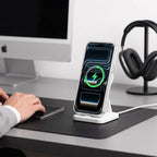 Dėklas Tech-Protect MagStand MagSafe CC iPhone 17 Pro / 18 Pro, skaidrus -- iPhone 17 Pro, iPhone 18 Pro
