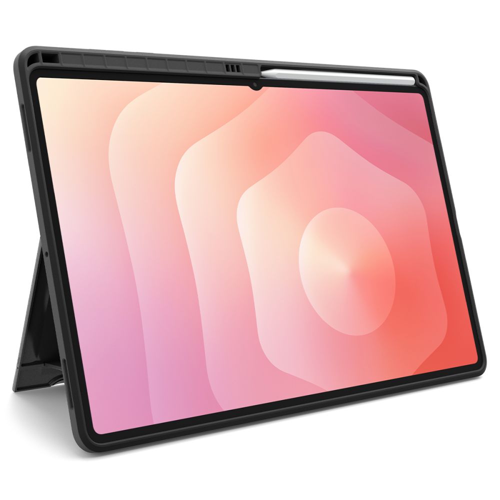 Dėklas Spigen Tough Armor Pro Galaxy Tab S11 Ultra / S12 Ultra 14.6, juodas -- Galaxy Tab S11 Ultra, Galaxy Tab S12 Ultra