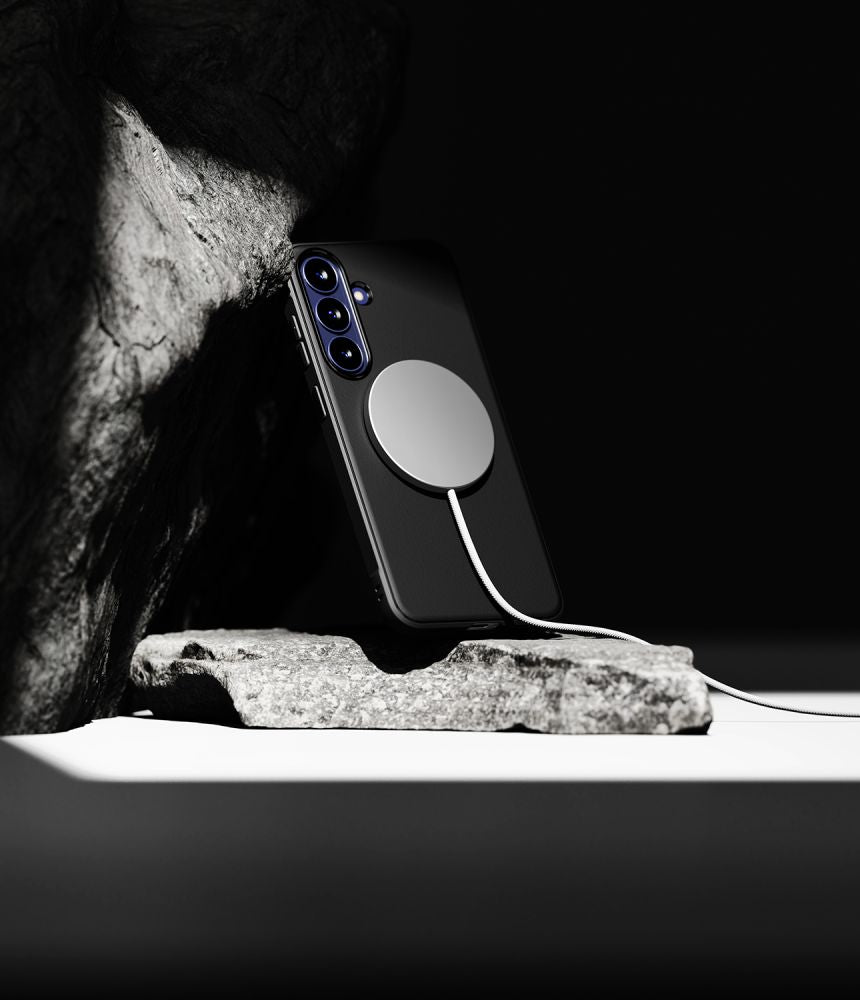Dėklas Ringke Onyx Magnetic MagSafe Samsung Galaxy S26 FE, juodas -- Galaxy S26 FE