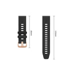 Dirželis Tech-Protect Silicone Garmin Fenix 5S / 5S Plus / 6S / 6S Pro / 7S / 8 / 9 / 9 Pro (43 mm), juodas -- Garmin...