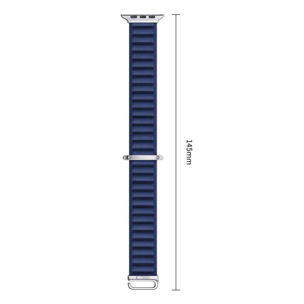 Dirželis Tech-Protect Nylon Pro Apple Watch 8 / 9 / 10 / 11 / 12 / SE / Ultra (44 / 45 / 46 / 49 mm), tamsiai mėlynas --...