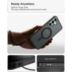 Dėklas Spigen Ultra Hybrid Mag MagSafe Galaxy S26 FE, matinis juodas -- Galaxy S26 FE
