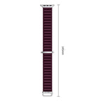 Dirželis Tech-Protect Nylon Pro Apple Watch 8 / 9 / 10 / 11 / 12 / SE / Ultra (44 / 45 / 46 / 49 mm), tamsiai bordo --...