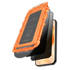 Apsauginis stiklas Tech-Protect Quick Set Spy+ iPhone 18 Pro, privatumo, 2 vnt. -- iPhone 18 Pro