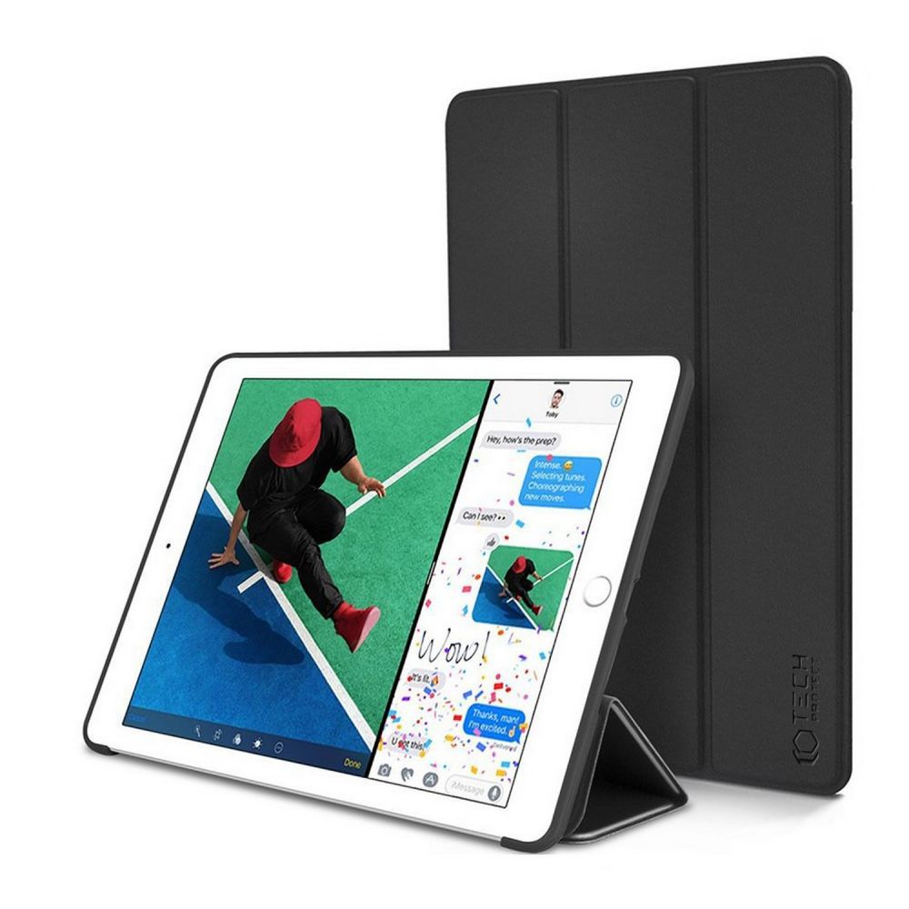 Dėklas Tech-Protect SmartCase iPad 9.7 5 / 6 (2017-2018), juodas -- iPad 5 (2017), iPad 6 (2018)
