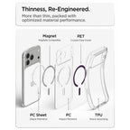 Dėklas Spigen Ultra Hybrid MagSafe iPhone 17 Pro Max / 18 Pro Max, skaidrus / bordo -- iPhone 17 Pro Max, iPhone 18 Pro Max