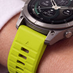 Dirželis Tech-Protect Silicone Garmin Fenix 5 / 6 / 6 Pro / 7 / 8 / 8 Pro / E / 9 / 9 Pro (51 mm), laimo žalias -- Garmin...