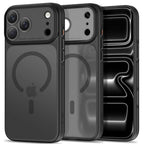 Dėklas Tech-Protect MagPrime MagSafe CC iPhone 17 Pro / 18 Pro, matinis juodas -- iPhone 17 Pro, iPhone 18 Pro