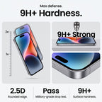 Apsauginis stiklas Tech-Protect OneTouch Set+ iPhone 17 Pro Max / 18 Pro Max, 2 vnt., skaidrus -- iPhone 17 Pro Max,...