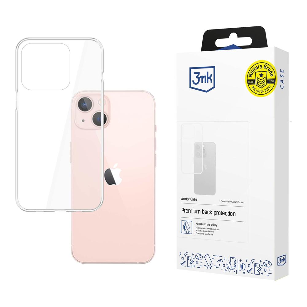 Dėklas iPhone 14 Plus iš 3mk Armor Case serijos - skaidrus -- iPhone 14 Plus