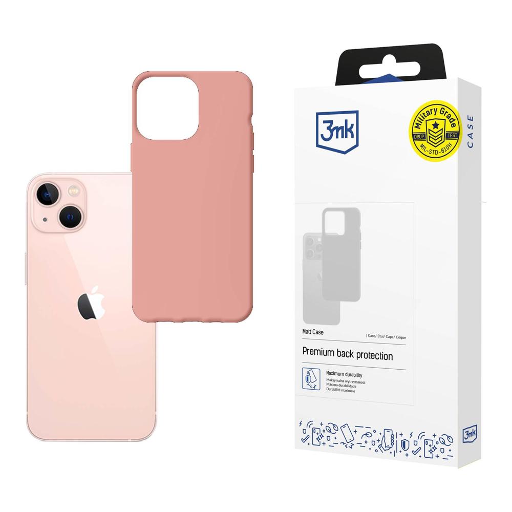 Dėklas iPhone 14 iš 3mk Matt Case serijos - rožinis