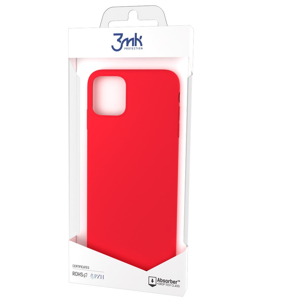 Dėklas iPhone 14 iš 3mk Matt Case serijos - raudonas -- iPhone 14