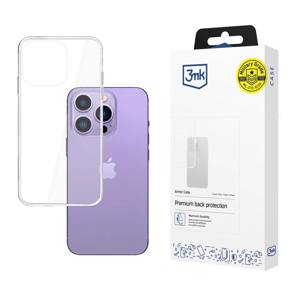 3mk Armor Case skirtas iPhone 14 Pro Max - Skaidrus -- iPhone 14 Pro Max