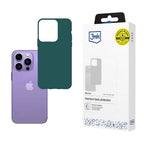Dėklas iPhone 14 Pro Max iš 3mk Matt Case serijos - tamsiai žalias -- iPhone 14 Pro Max