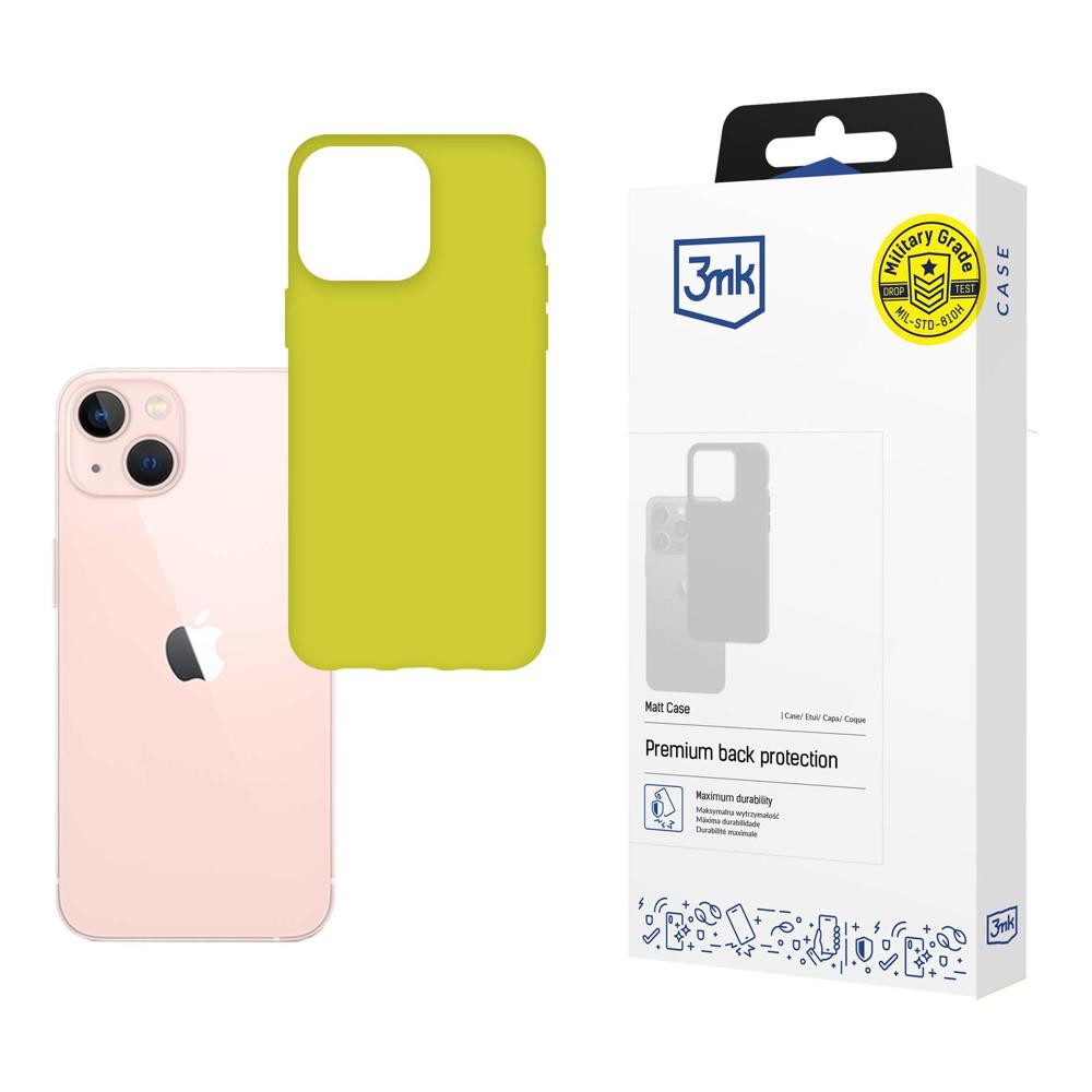 Dėklas iPhone 14 iš 3mk Matt Case serijos - žalios spalvos