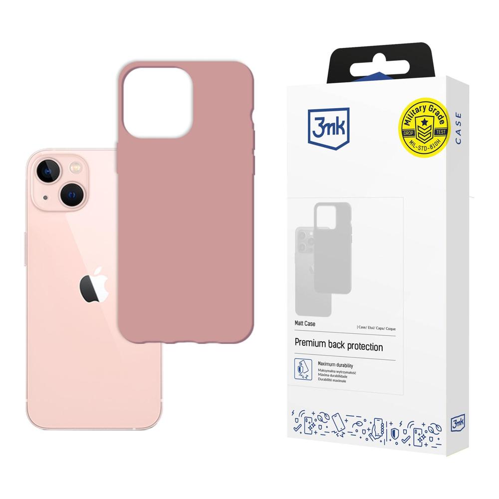 Dėklas iPhone 14 Plus iš 3mk Matt Case serijos - rožinis -- iPhone 14 Plus