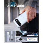 Dėklas Spigen Ultra Hybrid Google Pixel 11, skaidrus -- Pixel 11