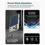 Dėklas Spigen Ultra Hybrid T MagSafe iPhone 17 Pro Max / 18 Pro Max, matinis mėlynas -- iPhone 17 Pro Max, iPhone 18 Pro Max