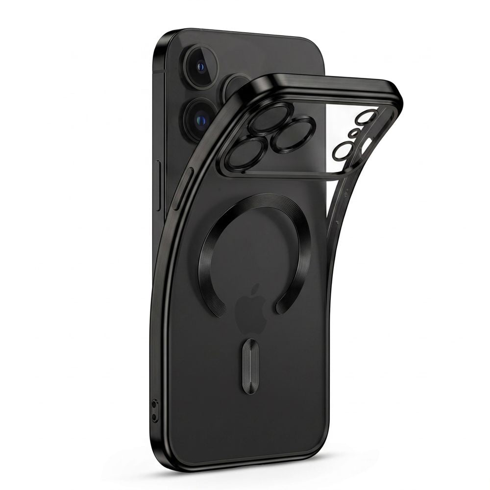 Dėklas Tech-Protect MagFlex MagSafe iPhone 17 Pro / 18 Pro, blizgus juodas -- iPhone 17 Pro, iPhone 18 Pro