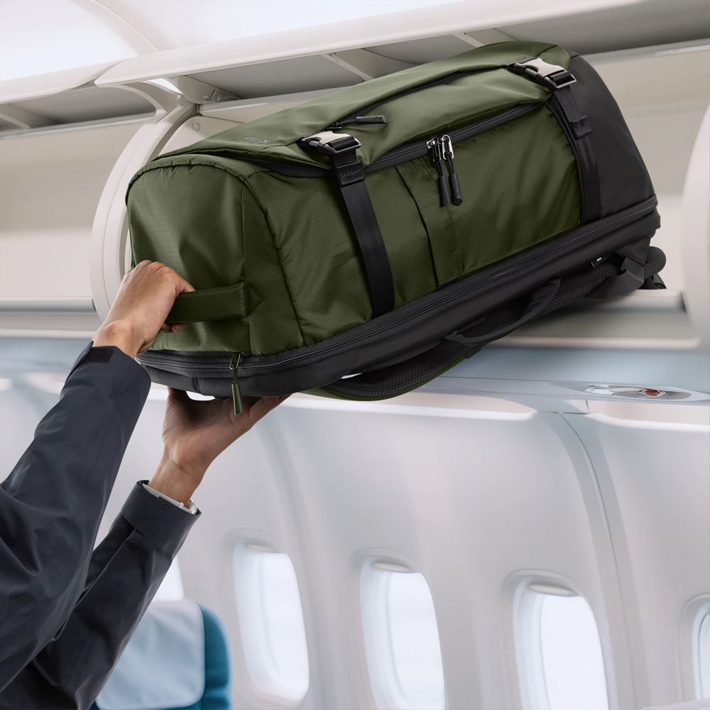 Kuprinė Tech-Protect Defender S70, kabinos bagažo, Ryanair ir Wizz Air, 24L, 40x30x20 cm, tamsiai žalia --...