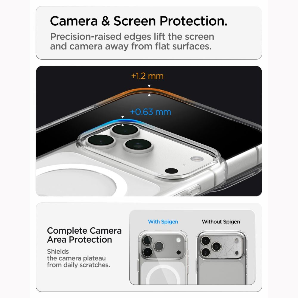 Dėklas Spigen Liquid Crystal MagSafe iPhone 17 Pro Max / 18 Pro Max, skaidrus -- iPhone 17 Pro Max, iPhone 18 Pro Max