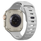 Dirželis Tech-Protect Silicone Line Apple Watch 8 / 9 / 10 / 11 / 12 / SE / Ultra (44 / 45 / 46 / 49 mm), pilkas -- Apple...