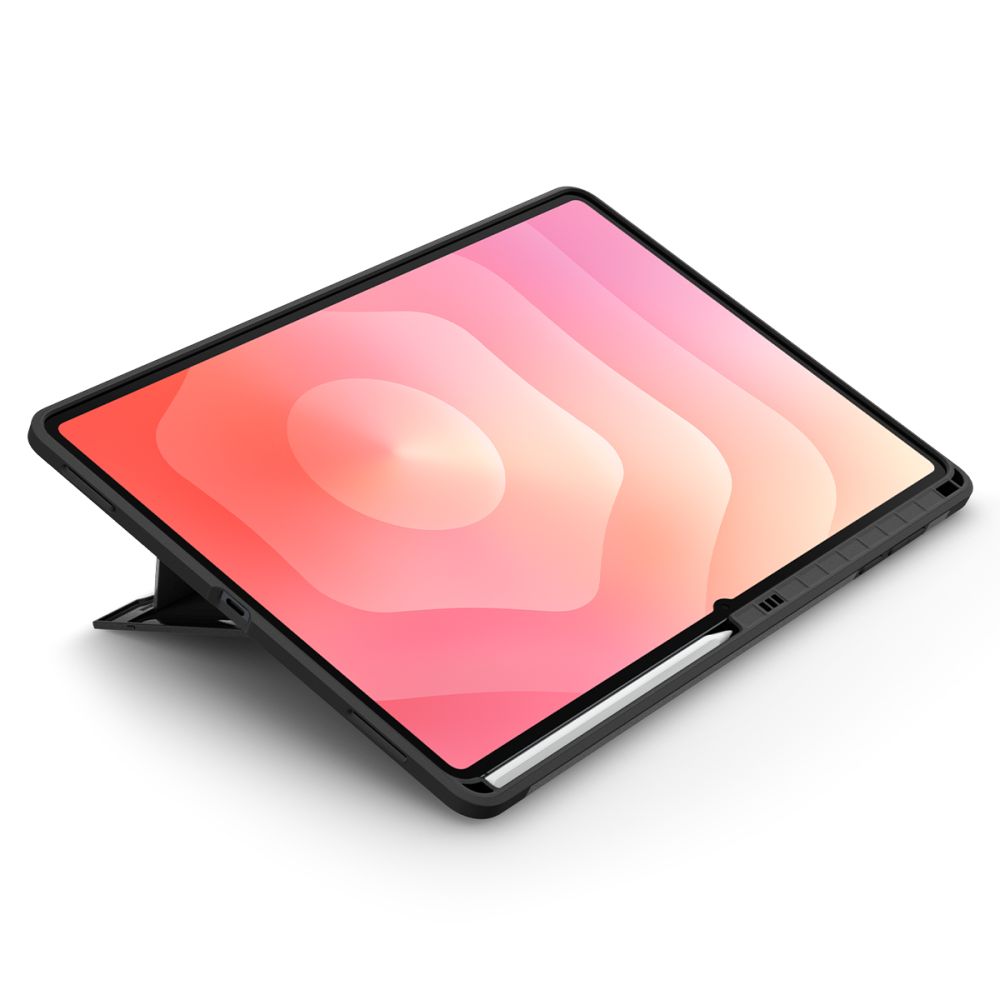 Dėklas Spigen Tough Armor Pro Galaxy Tab S11 Ultra / S12 Ultra 14.6, juodas -- Galaxy Tab S11 Ultra, Galaxy Tab S12 Ultra