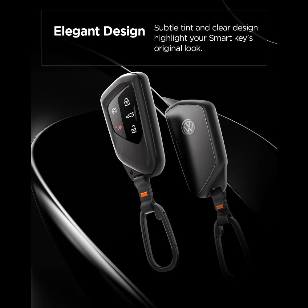 Dėklas Spigen VK100 Volkswagen / Seat / Škoda automobilio raktui, juodas -- SPIGEN//Akcesoria