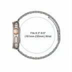 Dirželis Tech-Protect Stainless Apple Watch 8 / 9 / 10 / 11 / 12 / SE / Ultra (44 / 45 / 46 / 49 mm), sidabrinis -- Apple...