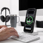 Dėklas Tech-Protect MagCam MagSafe iPhone 17 Pro Max / 18 Pro Max, matinis juodas / raudonas -- iPhone 17 Pro Max, iPhone...