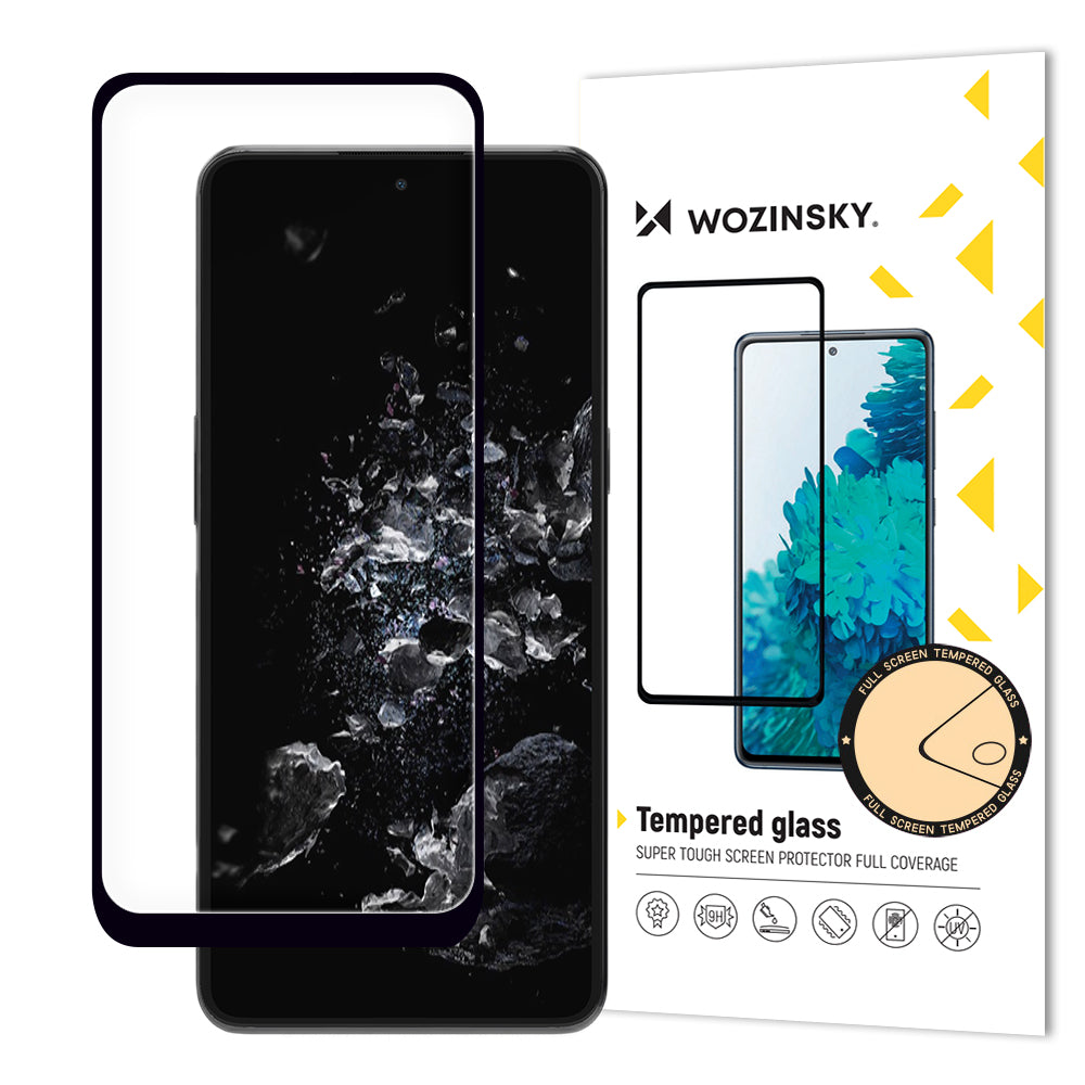 Wozinsky Full Glue grūdintas stiklas OnePlus 10T/Ace Pro – juodas rėmelis -- OnePlus 10T