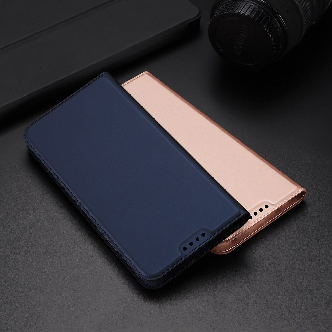 Dux Ducis Skin Pro dėklas Oppo Reno 8 – mėlynas -- Oppo Reno 8