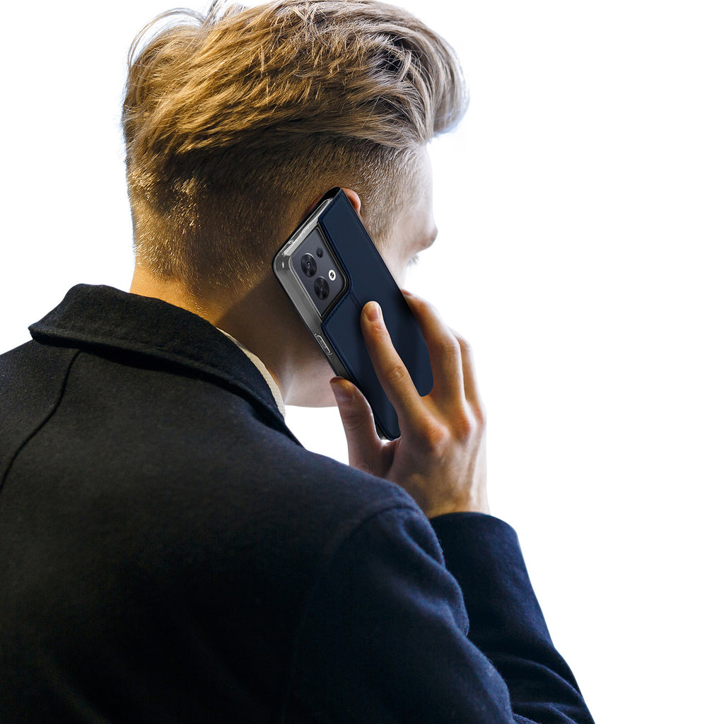 Dux Ducis Skin Pro dėklas Oppo Reno 8 – mėlynas -- Oppo Reno 8