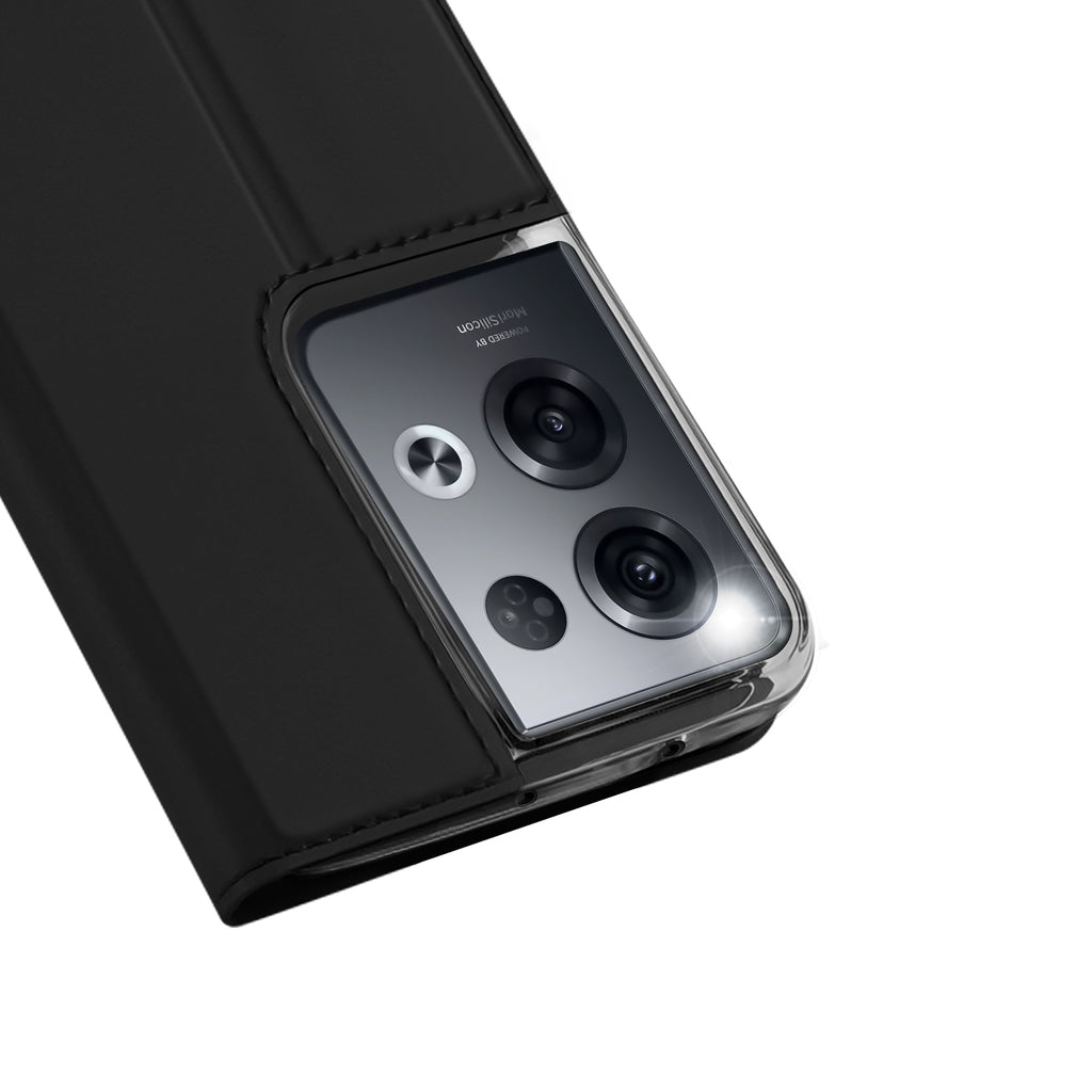 Dux Ducis Skin Pro dėklas Oppo Reno 8 Pro – juodas -- Oppo Reno 8 Pro