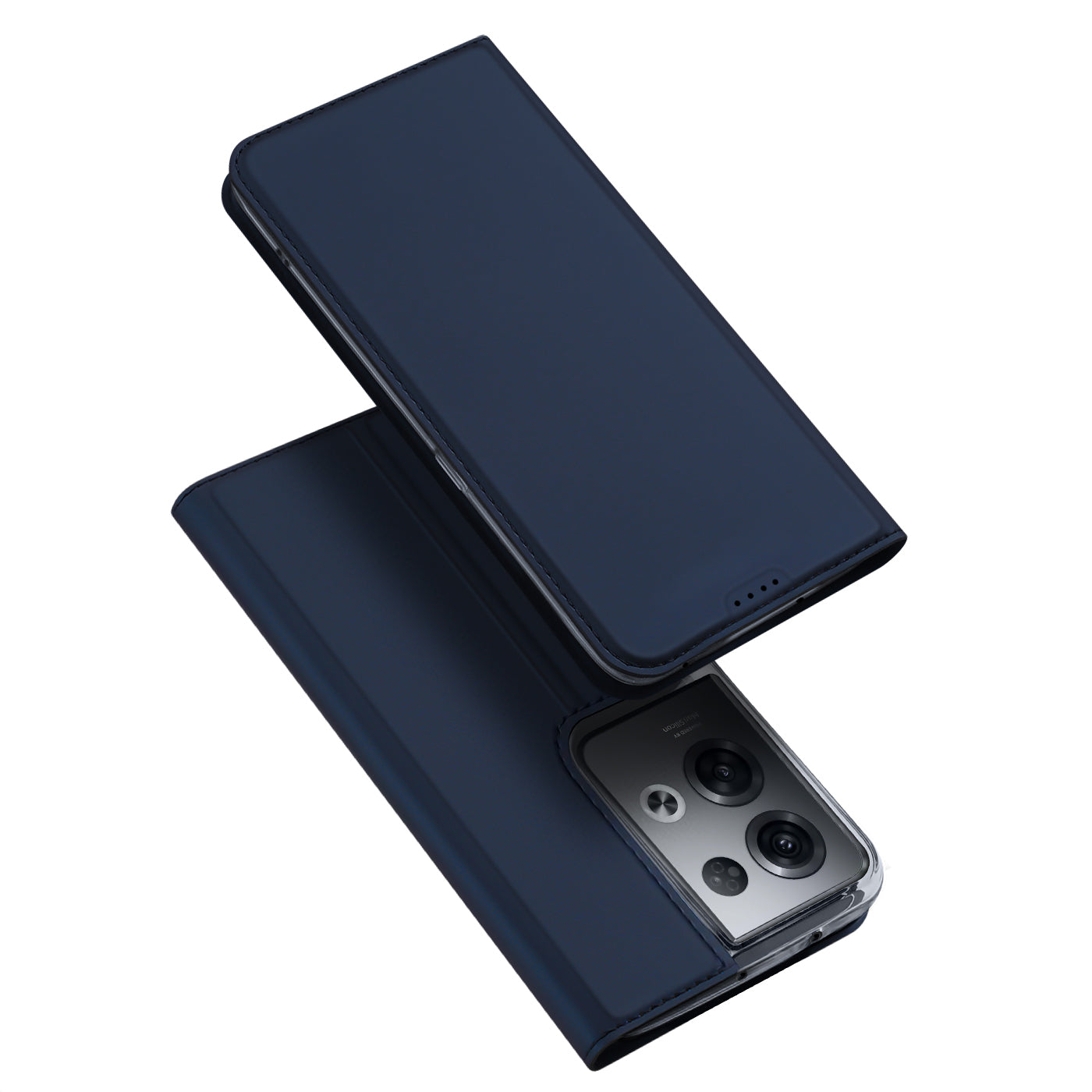 Dux Ducis Skin Pro dėklas Oppo Reno 8 Pro – mėlynas -- Oppo Reno 8 Pro