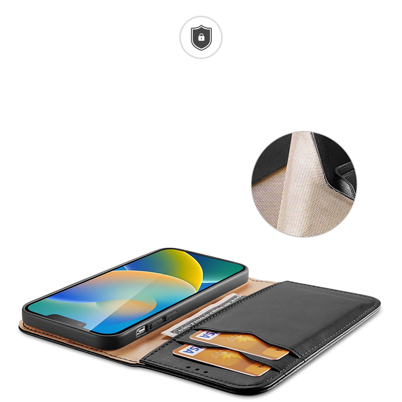 Dux Ducis Hivo odinis dėklas iPhone 14 Plus – juodas