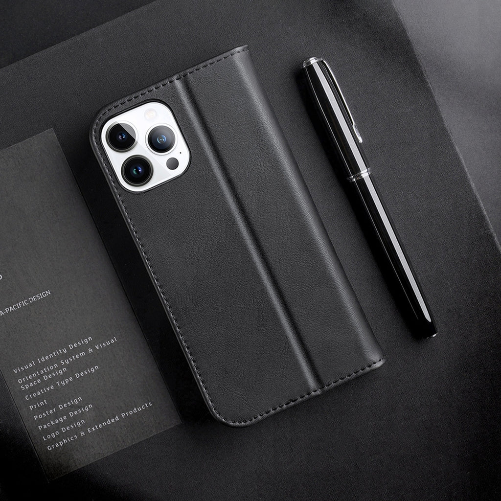 Dux Ducis Hivo odinis dėklas iPhone 14 Pro – rudas
