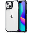 ESR Air Armor dėklas iPhone 14 Plus – skaidrus juodais kraštais -- iPhone 14 Plus